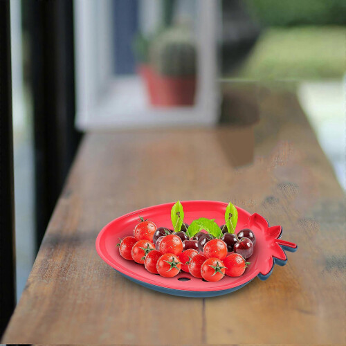 Strawberry Colander Double Layer Draining Basket for Fruit and Vegetable Washing 2