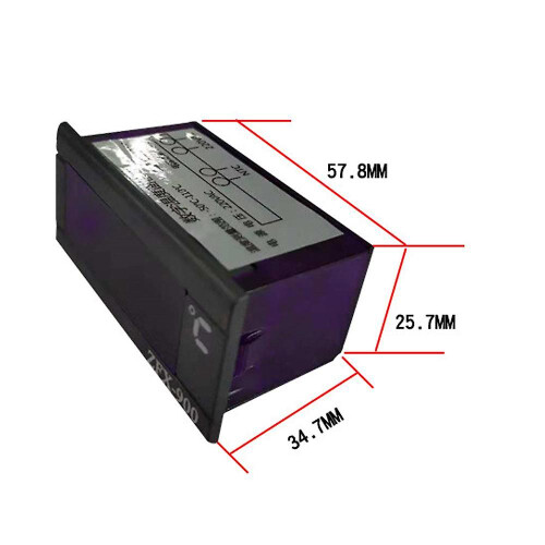 ZFX-900 Embedded Digital Temperature Meter for Refrigerator Freezer, -50C to 110C Range 1