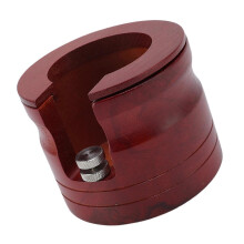 Soporte de madera ajustable para portafiltro de espresso, estación de compactación de 51 mm, 54 mm y 58 mm
