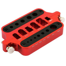 RC Metal Red Soldering Tool Holder Model Car Drone Marine Welding Tool T Plug Connector XT60 XT90 Red