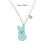 Trendy Rabbit Shaped Necklace Glossy Finish Accessory-Yellow 4