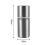 Nutmeg Mill with Airtight Storage Container, Extra Sharp Stainless Steel Grinder for Fine Powder 3