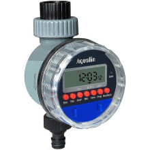 Bewässerungssteuerung mit Zeitschaltuhr, 8 Modi, 0–8 bar Druck, passend für 3/4"-19-mm-Wasserhähne, wasserdichtes automatisches Kugelventil