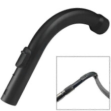 Mango para aspiradora, 35 mm de diámetro, plástico negro, compatible con Miele BLIZZARD CX1 SKRA2 SKRF3. Ajuste de potencia de succión.