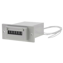 6 Digit Electromagnetic Pulse Counter, AC110V AC220V DC24V, Cumulative Pulse Signal Counting for Industrial Applications