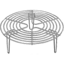 Round Food-grade Stainless Steel Steaming Insert Rack for Cooking Pots Steaming Cooling