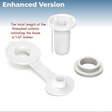 2 Pack Cooler Drain Plug Replacement, compatible with Coleman 50 Qt 58 Qt 82 Qt, 1.5inch Leak-Proof Plastic Drain Plug Kit