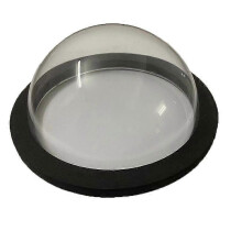 Acrylic Floating Dome, 17cm Diameter 2-in-1 Fish Feeder Bubble Observatory, Outdoor Aquarium Garden Pond Accessory