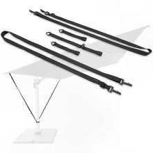 Adjustable Wind Strap Compatible with Cantilever Parasols, Secure Fit Weather Resistant Fixing Band 144-275cm