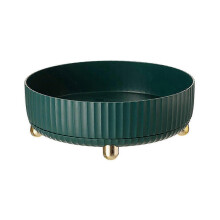 Estante giratorio para especias, con rotación de 360, 2 niveles, material PP, diámetro de 22 cm, ideal para armarios de cocina, encimeras y baños.