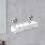 Duschablage mit Saugnapf, Badezimmer-Organizer, PET-Material mit Abflusslöchern 4