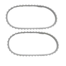 Paquete de 2 correas de transmisión RCX23002 para limpiafondos, compatibles con Hayward Aquavac TigerShark SharkVac, longitud del riel 88 cm.