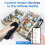 Tuya ZigBee Wireless   Home Scene Touching  4 Gang Light  App Remote Control B 5