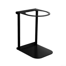 Portable Foldable Aluminum Alloy Coffee Machine Stand, 7.0cm Inner Diameter Black, for Outdoor Camping Travel Home Office