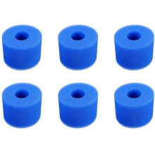 Compatible con cartuchos de esponja de filtro de piscina tipo S1, reutilizables y lavables.