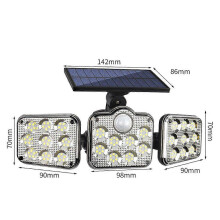 Solar Light with Remote Control Motion Sensor 122 LED 270 Angle IP65 Waterproof