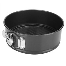Non-Stick Removable Bottom Round Cake Mold 18cm Carbon Steel Baking Pan for DIY Mousse