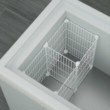 Séparateur réglable pour congélateur coffre, 30 x 20 x 0,5 cm, fer blanc ventilé, compatible avec la plupart des marques de congélateur