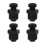 Irrigation System Air Admittance Valve Compatible with DN15 Drip Irrigation 1/2" NPT Black PP 1