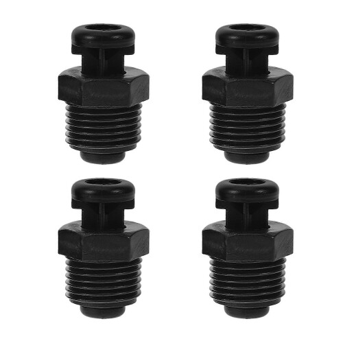 Irrigation System Air Admittance Valve Compatible with DN15 Drip Irrigation 1/2" NPT Black PP