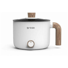 Stainless Steel Rice Cooker 1.5L Portable for Studio, Hotel, Camping, Office