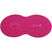 Pet Feeding Mat Waterproof Non-slip for Cat Litter Box Cage Pad 45x26cm