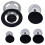 Gas Stove Burner Cap and Diffuser Set, Zinc Alloy, Compatible with Various Models, 6 Caps and 5 Diffusers, 5 Sizes 1
