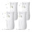 Automatic Fly Spray Dispenser 4 Pack, White Plastic Insect Control for Barns Farms Stables 1