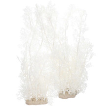 Piante di plastica per acquario, ideali per decorare terrari e acquari per rettili (2 pezzi).