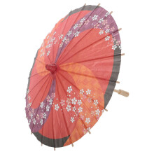 Japanse papieren paraplu, traditionele fotografieparaplu, 30 cm, houten handvat, decoratief