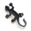 Vintage Cast Iron Lizard Wall Hook, Rustic Corrosion Resistant Wall-mounted Hook for Bathroom Home Decoration 4