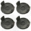 4-Pack Spool Covers for Cordless Trimmer, Compatible with Parkside 20V Models, ABS Material 1