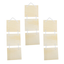 3St Onbewerkt DIY Hangbord Voor Kinderdecoratie En Schilderen