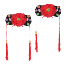 2St Unieke Chinese Stijl Haarband Met Kwastje Voor Feest En Bruiloft