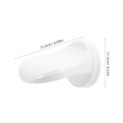 Bathroom Supply Wit Voetsteun Met Antislip Functie 1