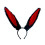 1Zwart Bunny Oor Hoofdband Accessoire 1