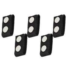 5St Nylon Riemgespen Zwart Stevig & Outdoor Gebruik