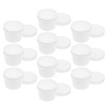 10Pcs 100g Ice Cream Freezer Storage Containers with Lids, Dessert Yogurt Cups Set