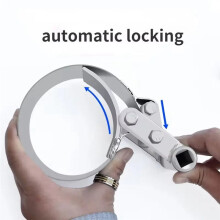 Oil Filter Wrench Truck Oil Filter Stainless Steel Removal Wrench Automobile Anti-Slip Gasoline Filter Wrench M