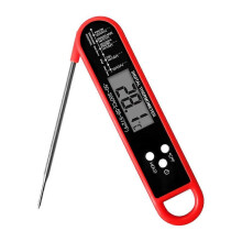 Digital Meat Thermometer with Instant Read, Waterproof Foldable Probe and Backlit LCD