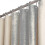Extra langer Duschvorhang 180x210cm Beige-Creme, Leinenstruktur, Polyester, wasserabweisend 1