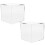 Clear Acrylic Display Case Box Organizer for Action Figures Collectibles 2pcs 1