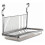 Stainless Steel Wall Mounted Foldable Dish Drying Rack With Drain Board 1