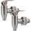 Stainless Steel Beverage Dispenser Spigot Compatible with Filter Systems, 2 Pack, Silver 1