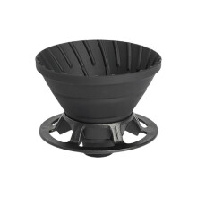 Silicone Foldable Reusable Coffee Dripper with Holder, Portable Coffee Filter Cup