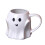 Ghost Ceramic Mug with 3D White Ghost Design for Tea Coffee Hot Chocolate 1