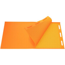 Beeswax Embossing Mold Silicone 43.40X21.40X0.70cm DIY Honeycomb Sheet Making Tool