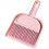 Mini Desktop Sweeper, Mini Dustpan and Brush Set, Pink, Compact Cleaning Tool for Table Sofa Car 1