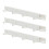 Sliding Coat Hook Rack, 3Pcs Retractable Pull Out Hooks with Adhesive for Closet Kitchen Bathroom 1