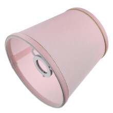 Wall Lamp Fabric Shade Cloth Cover Pink Modern Design Easy Installation Warm Atmosphere